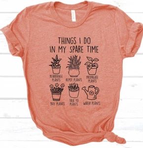plants shirts, womens gardening shirts, gardener t shirt,gardening tee shirts - Picture 1 of 15