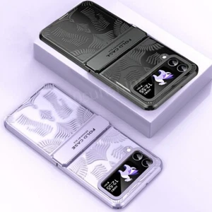 For Samsung Galaxy Z Flip5 Flip 4 / 3 Plating Shockproof Hard Folding Case Cover - Picture 1 of 17