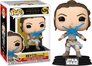Star Wars - Rey with 2 Lightsabers Pop! Vinyl - Picture 1 of 1