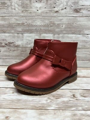 Botines Harmony para niñas pequeñas - Cat & Jack rojo talla 8 niño pequeño Foto 1 de 4