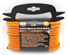 1/4" x 50ft Reflective Rope Hi-Visibility Orange Dipole Antenna Support 