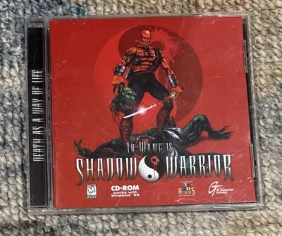 Lu Wang is Shadow Warrior (1997) 3D Realms Shooter PC CD-ROM Game w Manual - Image 1 of 4