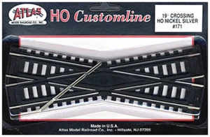 Atlas HO Scale Code 100 19 Degree Custom Crossing Model Train Track - Picture 1 of 1