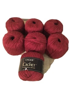 7 Balls Unger Cachet Yarm - Made In Italy - Picture 1 of 7