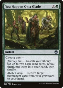 YOU HAPPEN ON A GLADE x4 mtg NM Adventures in The Forgotten Realms 4 Unc - Picture 1 of 1