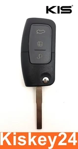 3T Replacement Flip Key for Ford Fiesta Focus Galaxy Fusion Ka Mondeo Puma - Picture 1 of 3