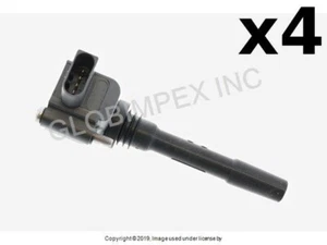 For PORSCHE (2017-2022) Ignition Coil - With Spark Plug Connector (4 PCS) BERU - Picture 1 of 1