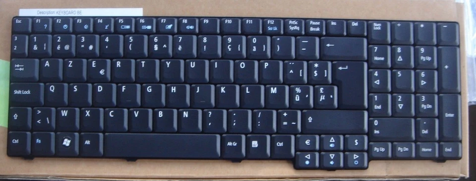 Französische AZERTY Tastatur Acer ZY2 Extensa 7630 ORIGINAL NEU ECHT - Bild 1 von 2