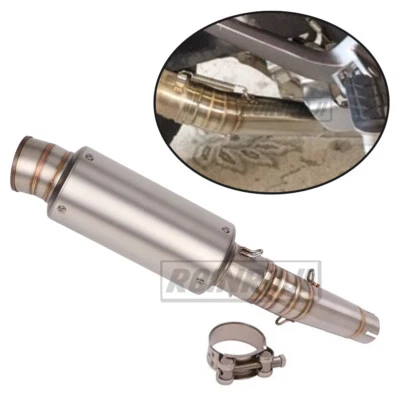 Silenciador de tubo de escape deslizable de 2"" para Honda CBR250 CBR250RR 2011-2017  Foto 1 de 4
