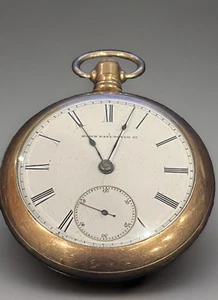 Antique 1880s Elgin Natl. Watch Co. Gold Pocket Watch SN 1136182 Working (20B) - Picture 1 of 19