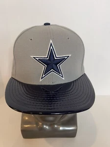 Cappello aderente New Era 59Fifty Dallas Cowboys NFL blu/grigio taglia 7 1/2 nuovo con etichette - Foto 1 di 5