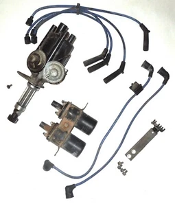 1983 Mazda RX-7 FB 12A Distributor w/ Coils Wires & Guides OEM 83 RX7 Untested! - Picture 1 of 18