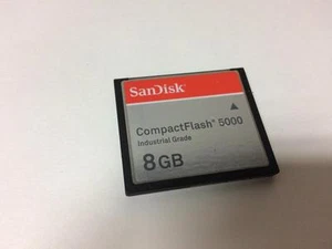 SANDISK CF 5000 INDUSTRIAL GRADE 8GB COMPACT FLASH CARD - Picture 1 of 1