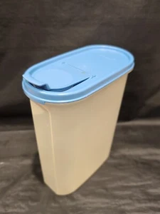 Tupperware Modular Mates Jarra Contenedor Tapa Azul Tapa Abatible 9.75 Taza 1614-5 - Imagen 1 de 3