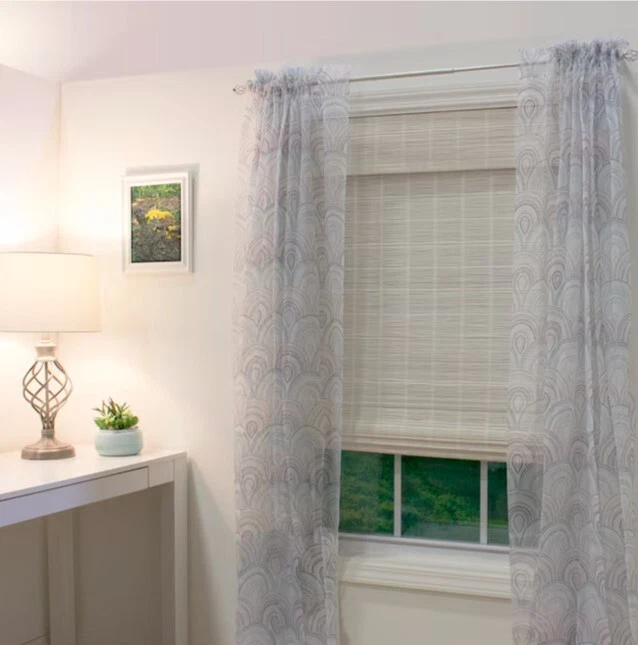 Bayshore Matchstick Bambú Inalámbrico Cordones Romanos - Dos Colores, Varios Tamaños Foto 1 de 1