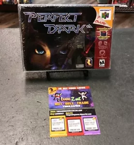 N64-Perfect Dark (Nintendo 64) **FACTORY SEALED** W/Box Protector - Picture 1 of 10