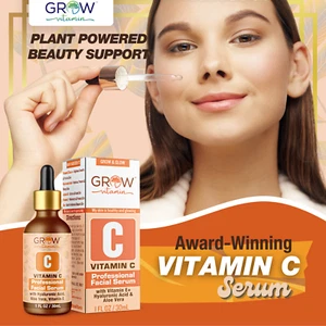 Professional Vitamin C, E Facial Serum for Anti-Aging with Hyaluronic Acid - Picture 1 of 10