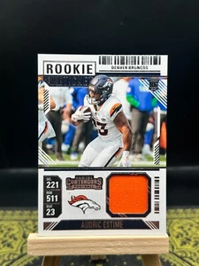 Fútbol americano Contenders 2024 - Audric Estime RC - Muestras de boletos de novato - RTS-AEE - Imagen 1 de 2