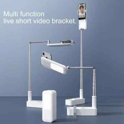 New Professional Live Stream Selfie LED Ring Flexible Mobile Phone Holder Tripod - Image 1 of 4