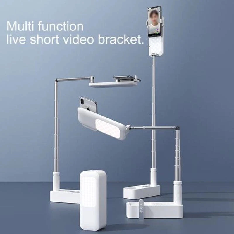 New Professional Live Stream Selfie LED Ring Flexible Mobile Phone Holder Tripod - Image 1 of 4