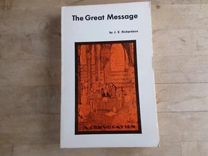 Vintage Book "The Great Message" Spirituality Esoteric Occult Metaphysical - Picture 1 of 6