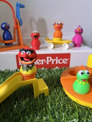 Винтажные Fisher Price Little People - Улица Сезам Фанатское Искусство На заказ ЖИВОТНОЕ!! - Изображение 1 из 4