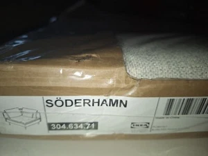 Funda Ikea SÖDERHAMN para elemento de esquina Gunnared beige 304.634.71 embalaje abierto - Imagen 1 de 3