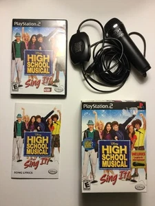 High School Musical: Sing It Bundle (Sony PlayStation 2, 2007) - Picture 1 of 3