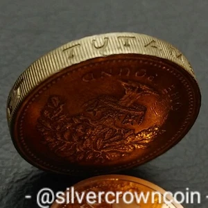 UK Great Britain 1 Pound 1992. KM#948. One Dollar coin. Oak Tree. Crown. DECUS H - Picture 1 of 8