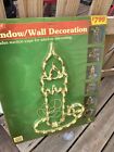 Vintage Joy Brite Christmas Candle Window Wall Decorations. Lighted New