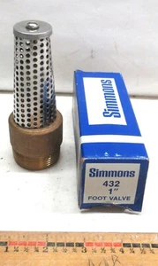 Simmons  432 - 1" Foot Valve - Picture 1 of 7