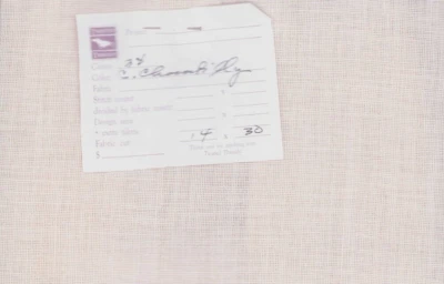 28 ct Cross Stitch Fabric French Chantilly 30x14" Cashel Linen Twisted Threads - Image 1 of 2