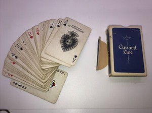 Navigation, 1 deck of French Playing Cards, Cunard Line, by John Waddington