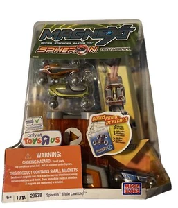Mega Bloks Magnext Spheron Triple Launcher & Cars Set - Picture 1 of 5
