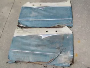 1952 Pontiac door trim panels with shark fin trim for 2dr ht. & convertible - Picture 1 of 5