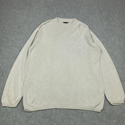 Camel Active Pullover Herren XXL 2XL Beige 25% Leinen Strick V-Ausschnitt - Bild 1 von 4