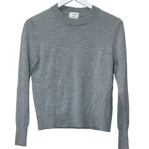 Wilfred 100% Merinowolle Rundhals Langarm Pullover Grau Damen XS - Bild 1 von 7