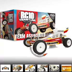 Team Associated 6034 1/10 RC10 2WD Team Car Gold Edition Kit, IN STOCK! - Picture 1 of 11