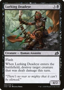 MTG Magic IKO Ikoria - 1x EN NM 094 C Lurking Deadeye - Picture 1 of 1