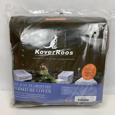 KoverRoos 34939 KoverRoos III Bar Set Cover Taupe - 55” Dia x 42”H - Image 1 of 3