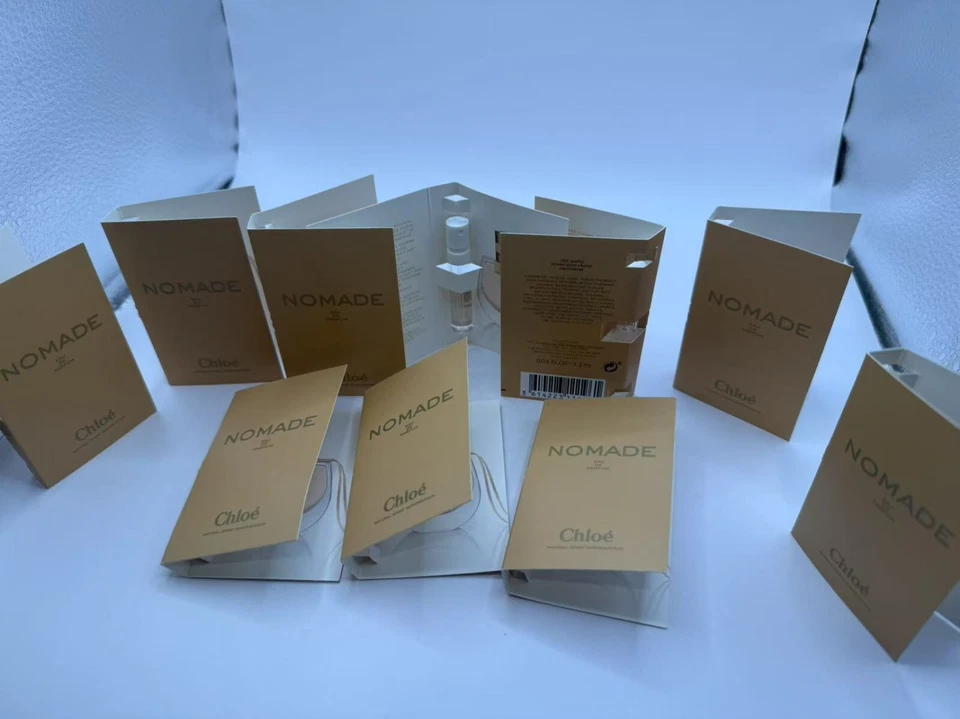 LOTE DE 10 EAU DE PERFUME NOMADE CHLORE SPRAY NATURAL 1,2 ML*10 PIEZAS=12 ML Foto 1 de 1