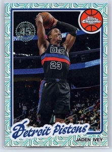 JADEN IVEY - 2025-26 Topps 1980-81 Topps Chrome Silver Pack #TC-JI - Picture 1 of 2