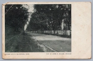 TitlMendon Street Blackstone MA Massachusetts UDB cartolina L5 - Foto 1 di 3