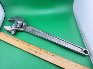 Vintage USA CRAFTSMAN 15 INCH (380MM) 44662 ADJUSTABLE WRENCH Excellent NOS? - Picture 1 of 8