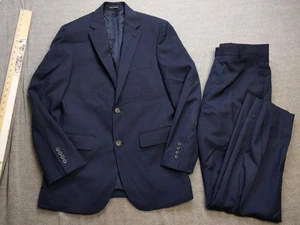 Pronto Uomo Platinum Suit Mens 36R Wool 2 Piece Blazer Pants 32R Formal Classic - Picture 1 of 20