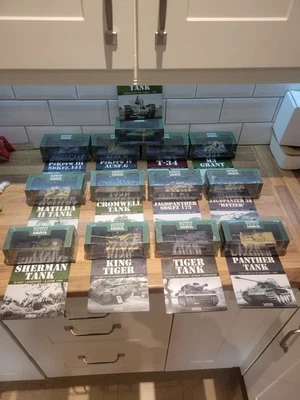 ULTIMATE TANK Collection Job Lot Of 13 ATLAS Editions With Booklets 1:72 - Image 1 of 4