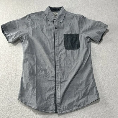 GREAT CONDITION!! Native Code Impeccable Fit Button Down Short-Sleeve Shirt Med - Image 1 of 4
