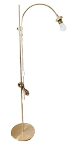 Vintage Brass Floor Lamp Height-adjustable Sweden Belid 1960s - Picture 1 of 15