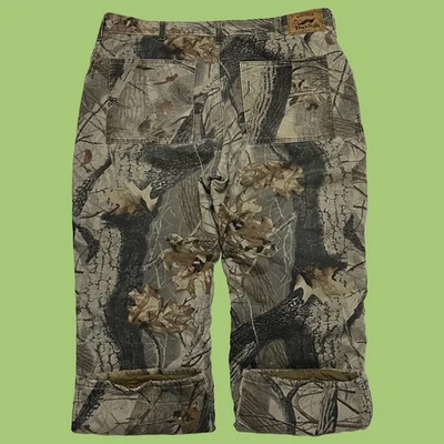 Vtg 90s Outdoors Hunting Duxbak Made in USA Insulated Sz 38 Regular Camo Pants - Image 1 of 4