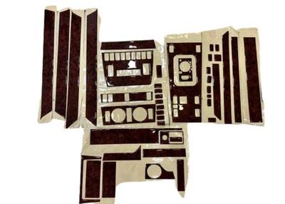 Wood Look Dash Trim Kit for Mercedes E Class W124 1985-1996 Auto Interior Panel - Image 1 of 4